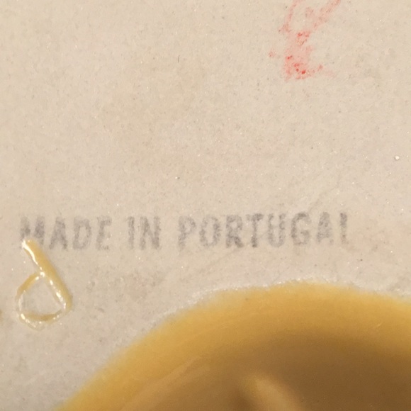 New Fall Ceramic Candy Dish Trinket Bowl Leaf Pattern Dish From Portugal - Picture 5 of 11